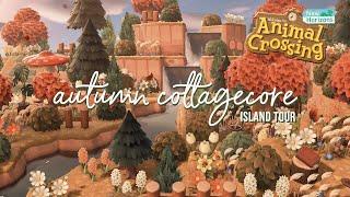 The Best Autumn Cottagecore Island Yet?! // Animal Crossing New Horizons Island Tour