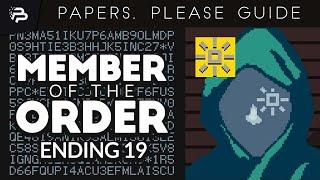 EZIC Ending & "Member of The Order' Achievement | Papers, Please Guide