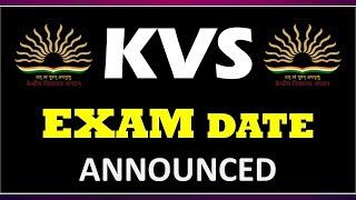 KVS PRT, TGT, PGT EXAM DATE OUT | KVS EXAM DATE ANNOUNCED | KVS EXAM DATE 2023 | 