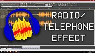 Create a Radio/Telephone effect in Audacity