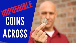 Coins Across Magic Trick For Beginners | 3 Coin Trick Tutorial | How To Do Coin Magic