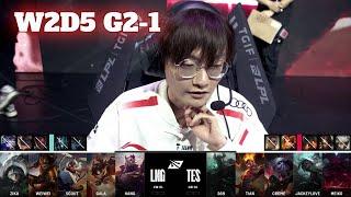 LNG vs TES - Game 1 | Week 2 Day 5 LPL Summer 2024 | LNG Gaming vs Top Esports G1