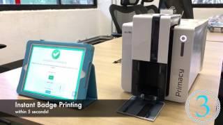 EventNook: PVC Name Badge Printing with Kiosk App