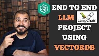 End To End LLM Langchain Project using Pinecone Vector Database #genai