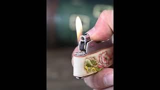 Intricate Kerosene Lighter: Perfect Blend of Art and Use#lighters #LighterCollection #CreativeDesign