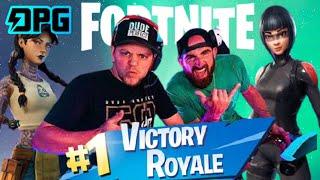 Ty & Sparky Victory In Fortnite || DPG || Dude Perfect Gaming