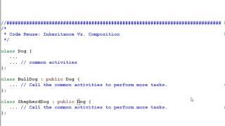 Advanced C++: Code Reuse - Inheritance vs Composition