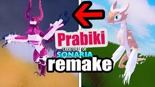 Prabiki REMAKE! OLD model vs New model in Creatures Of Sonaria