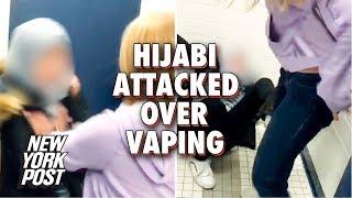 Hijabi girl attacked in high school bathroom over vaping, possible hate crime | New York Post