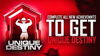 Easy Way To Complete Unique destiny Title in pubg Mobile | How to Complete All New achievements