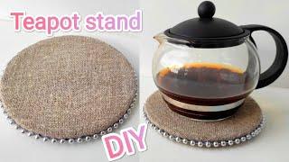 Super idea!!! DIY teapot stand | How to make coasters