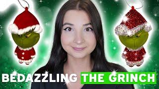 Bedazzle A Grinch Ornament With Me! (tutorial)