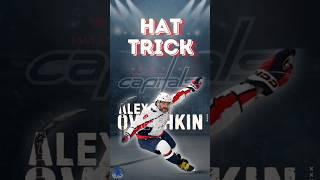 Alex Ovechkin scored his 31st career hat trick against Vegas Golden Knights!  Only 29 goals to go!