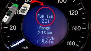 Hidden Function Mercedes W211, W219 /  How to Activate the Remaining Fuel in Tank Function