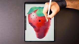 Strawberry  iPad Pro Drawing