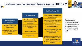 Apa maksud Dokumen Penawaran Lengkap pada Seleksi Jasa Konsultansi?