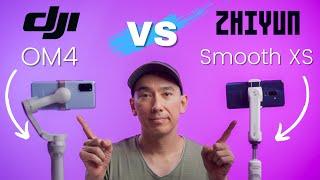 DJI OM4/OM4 SE vs Zhiyun Smooth XS | 2-axis vs 3-axis smartphone gimbals