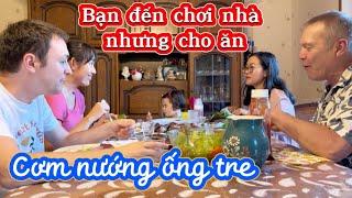 #68 Alex ra vườn chặt tre, thử làm cơm nướng ống tre đãi bạn đến chơi-mẹ chồng kể chuyện công việc