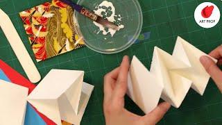 Artist Books: Lotus Fold Book Binding, Step by Step for Beginners