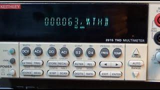 Measuring amplifier THD with the Keithley 2015