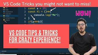 VS Code Tricks you might not want to miss 