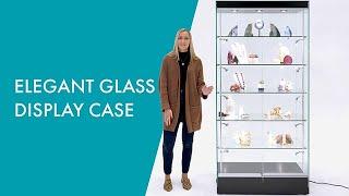 Modern Lighted Glass Display Cases | Displays2go®