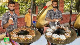 Punjabi 40/- Ludhiana's Original Tadka Pizza Kulcha | Street Food India