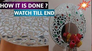 Mirror Mosaic Art  || DIY Mosaic wall hanging