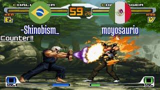 FT5 @svcsplus: -Shinobism_ (BR) vs moyosaurio (MX) [SNK vs Capcom svc Fightcade] Nov 12