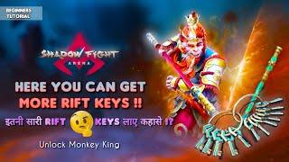 WHERE to Find More RIFT Key's⁉️| TRY !! these tips| Shadow fight arena | Beginners Tutorial‼️