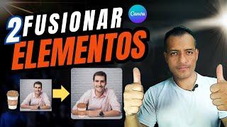 Aprende a  FUSIONAR o UNIR 2 fotos en  CANVA con la  nueva ACTUALIZACIÓN - Juan Lima