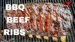 How to cook BBQ Beef Ribs on a Weber Kettle.