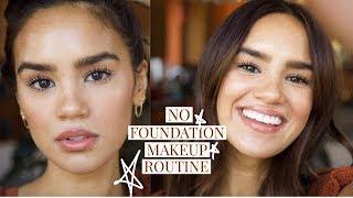 NO FOUNDATION MAKEUP ROUTINE! TIPS + TRICKS | DACEY CASH