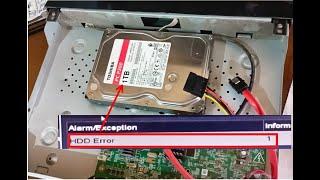 How to troubleshoot defective Hard Drive of Hikvision DVR