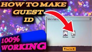 Pubg Guest Account कैसे बनाये || How To Create Guest Account In Pubg 2020 || Season 15!  pubg  ||