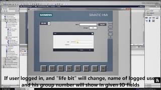 HMI programming tutorial TIA Portal - 6. User administration : (User information) (Part 2/5)