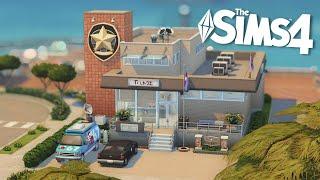  San Sequoia Police Station  | Sims 4 Stop Motion Build | NO CC