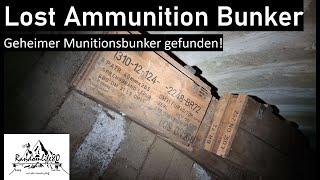 Ein Bunker voller Muntionskisten gefunden