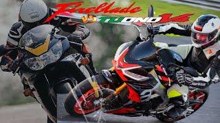 929 Honda Fireblade vs Aprilia Tuono Factory | Track day fun