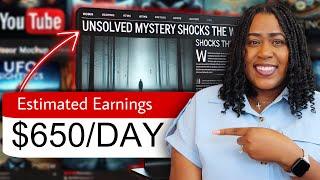 Make $650/Day Posting Mystery Videos on YouTube