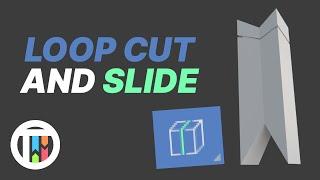 HOW TO USE THE LOOP CUT AND SLIDE TOOL - Blender 2.93 Eevee Beginner 101 Basics Tutorial