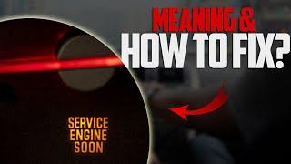 Service Engine Soon Light - Meaning, Causes & What to do?