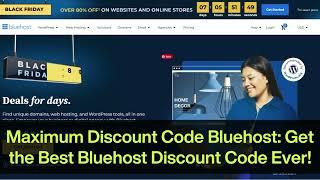 Bluehost Coupon Code | Best Cheap WordPress Hosting for Beginners 2025