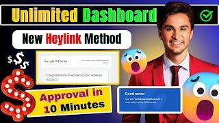 Unlimited Adsense Active Dashboard With Heylink.me | New Adsense Active Dashboard Trick #wiqi