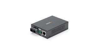 Gigabit Ethernet to SC Fiber Media Converter - MCMGBSCSM10 | StarTech.com