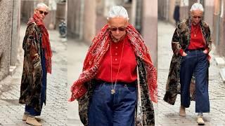 She's 75, but dresses like a Fashion Icon | Fashion Tips for women over 50