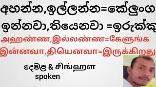 spoken sinhala/spoken tamil sentences / talk with sathees /learn sinhala and tamil