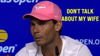 The Most Disrespectful Questions Asked to Tennis Players by Reporters | Djokovic, Nadal, Federer