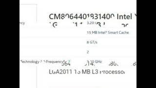 CM8064401831400 Intel Xeon E5-2620 v3 6 Core 2.40GHz 8.00GT/s QPI 15MB L3 Cache Socket FCLGA2011-3