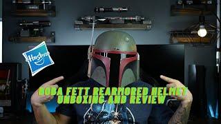 Black Series Boba Fett Re-Armored Helmet UNBOXING AND REVIEW- WAS IT WORTH IT? #Hasbro #Bobafett